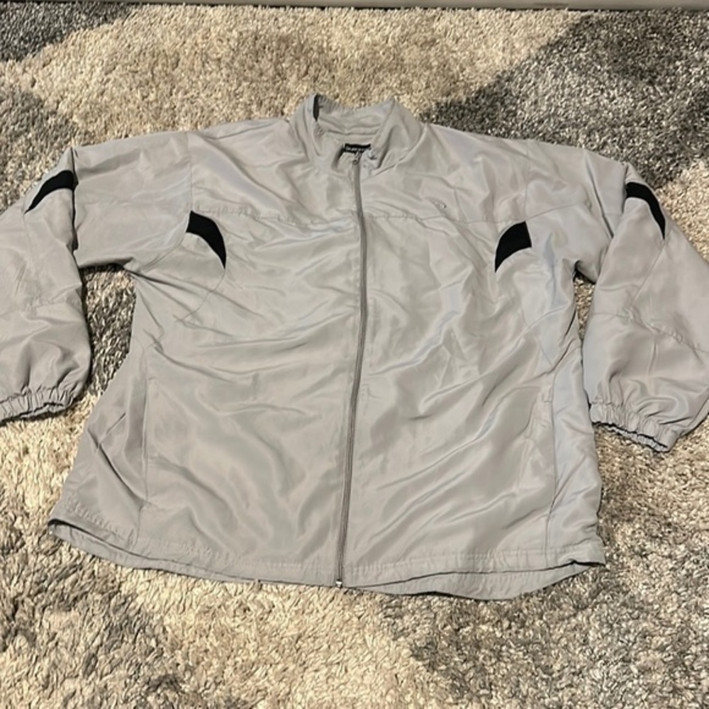 Vintage Dunlop Tennis Golf Track Jacket Windbreaker size XL